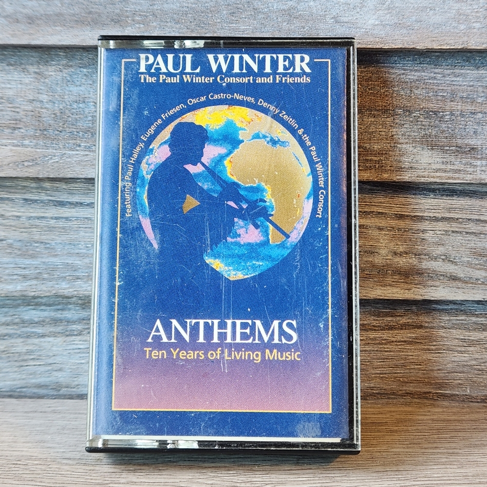 Anthems Paul Winter Living Music Cassette Tape